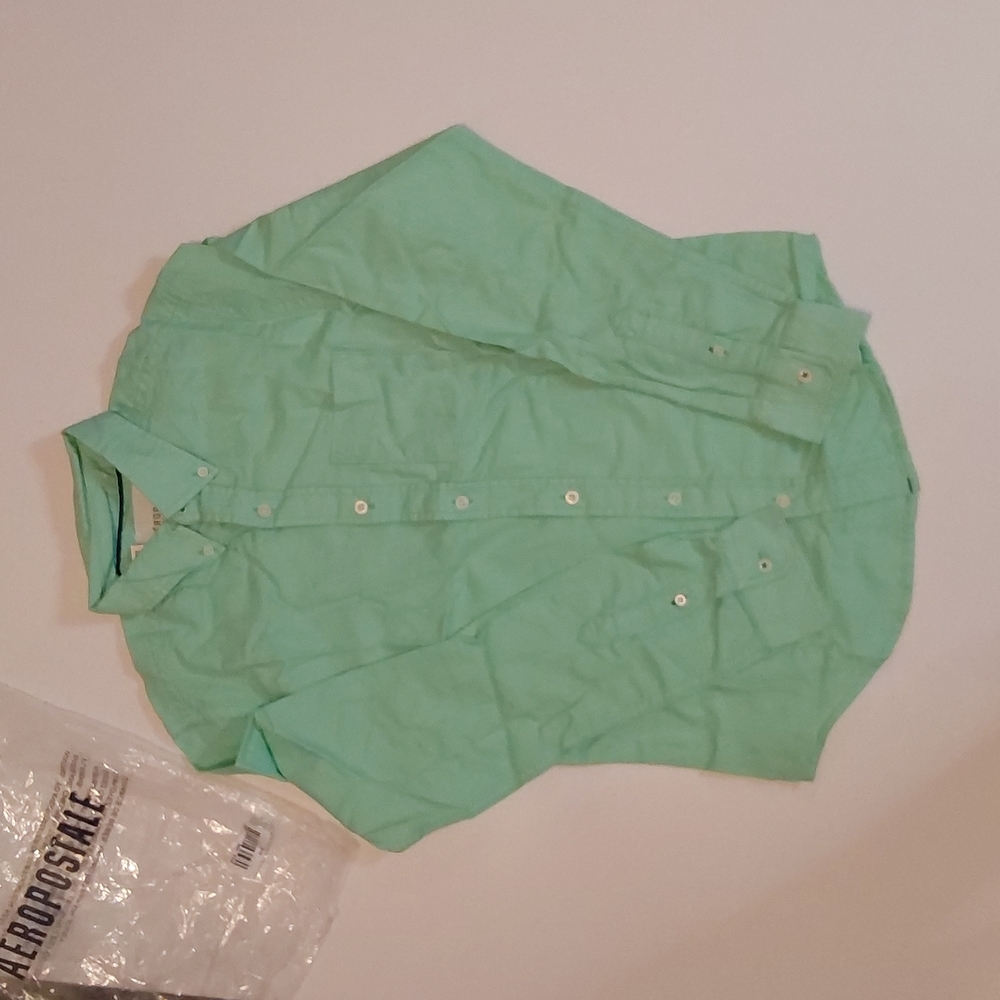 Men's Spearmint Aeropostale Button Down